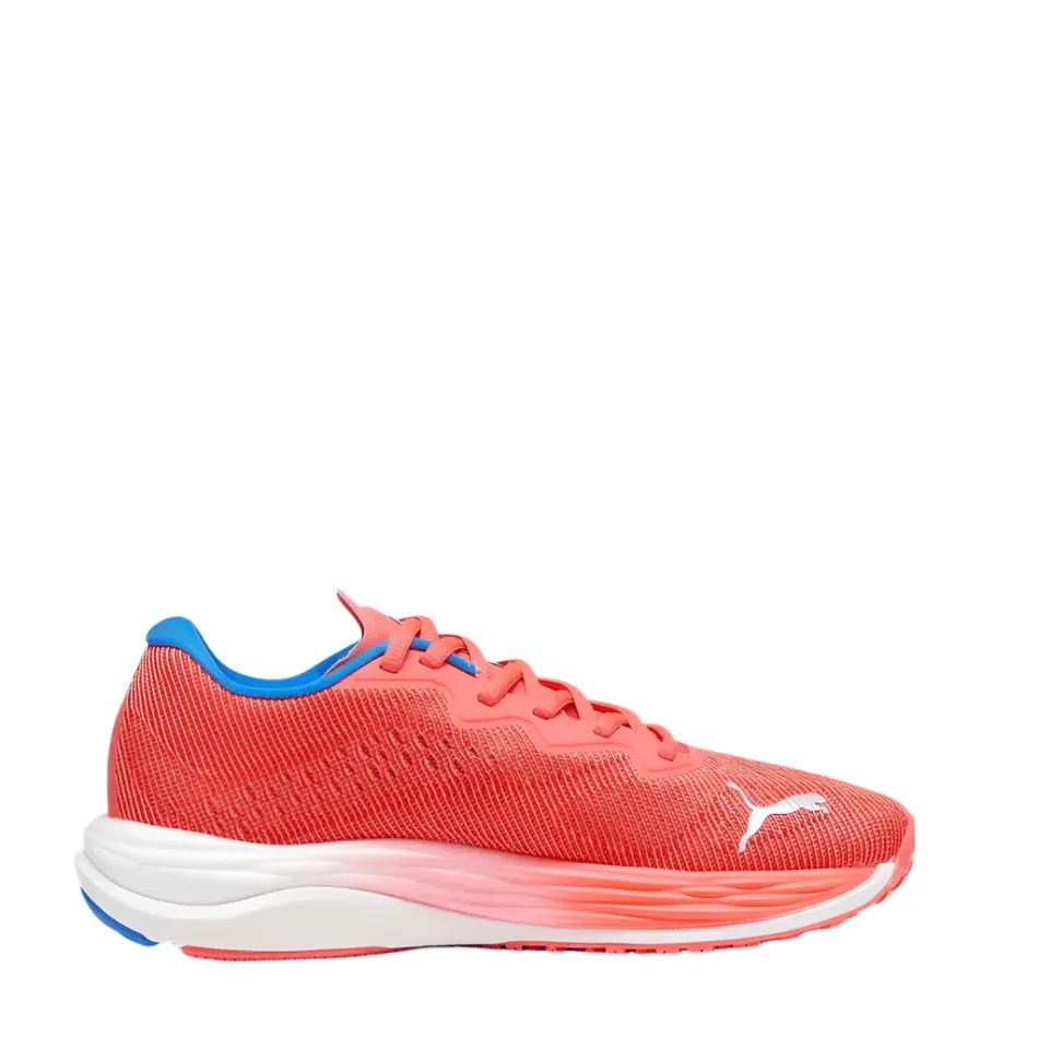 Secure Lock Short Distance Run Puma Women's  Velocity Nitro 2 Wns Fire Orchid-Ultra Blue