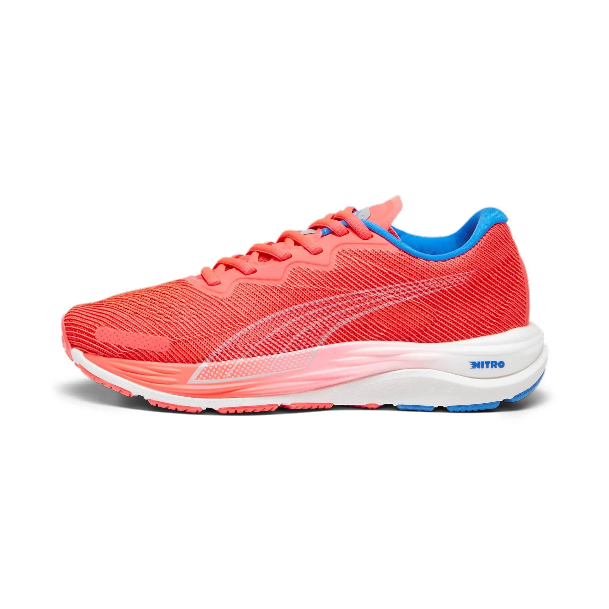 Puma Women's  Velocity Nitro 2 Wns Fire Orchid-Ultra Blue training - specific running shoes energy - returning sole shoe feature