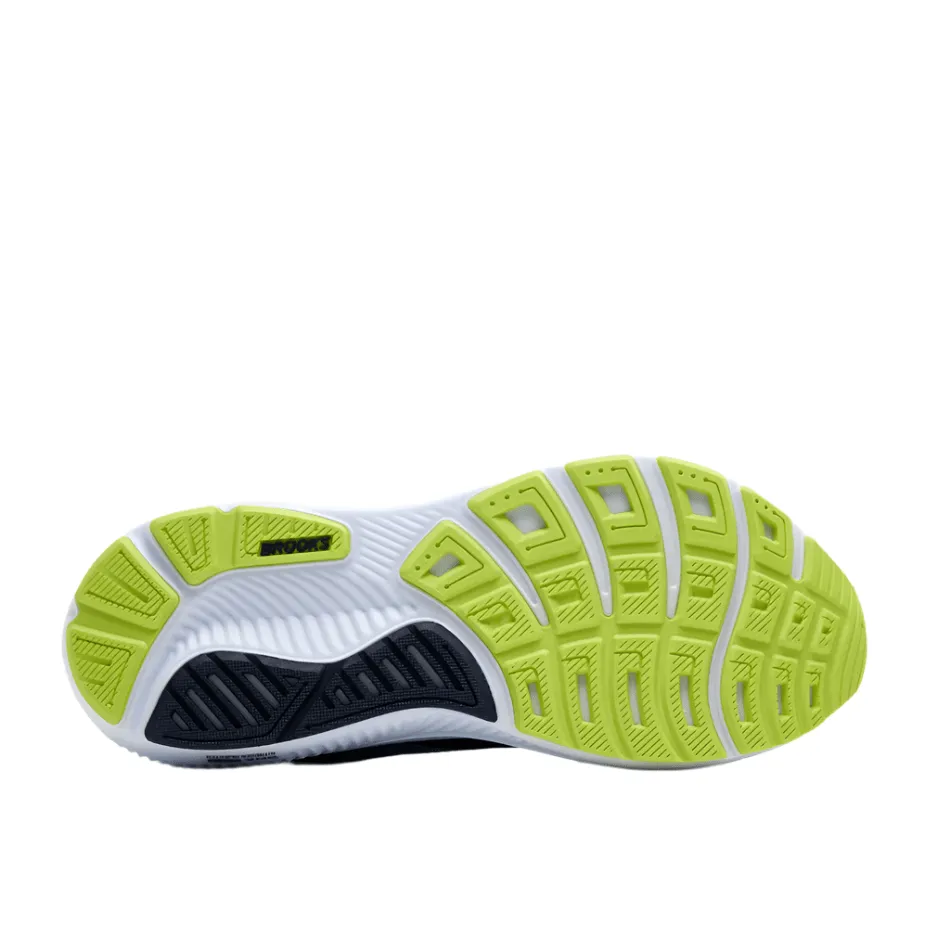 Brooks Men's Ghost 17 Running Shoes in Peacoat/Lime/Blue AW25 Health - promoting sustainable shoes
