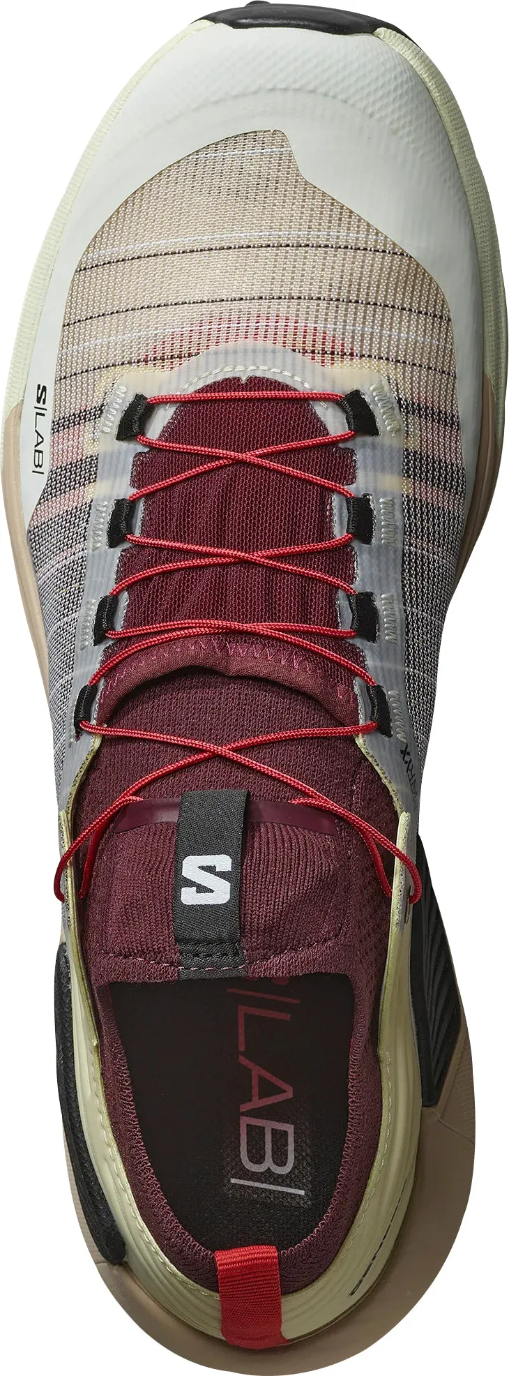 Salomon S/Lab Genesis Trail Running Shoes - Cream Fit Stretch Laces stay secure through repeated motion and impact