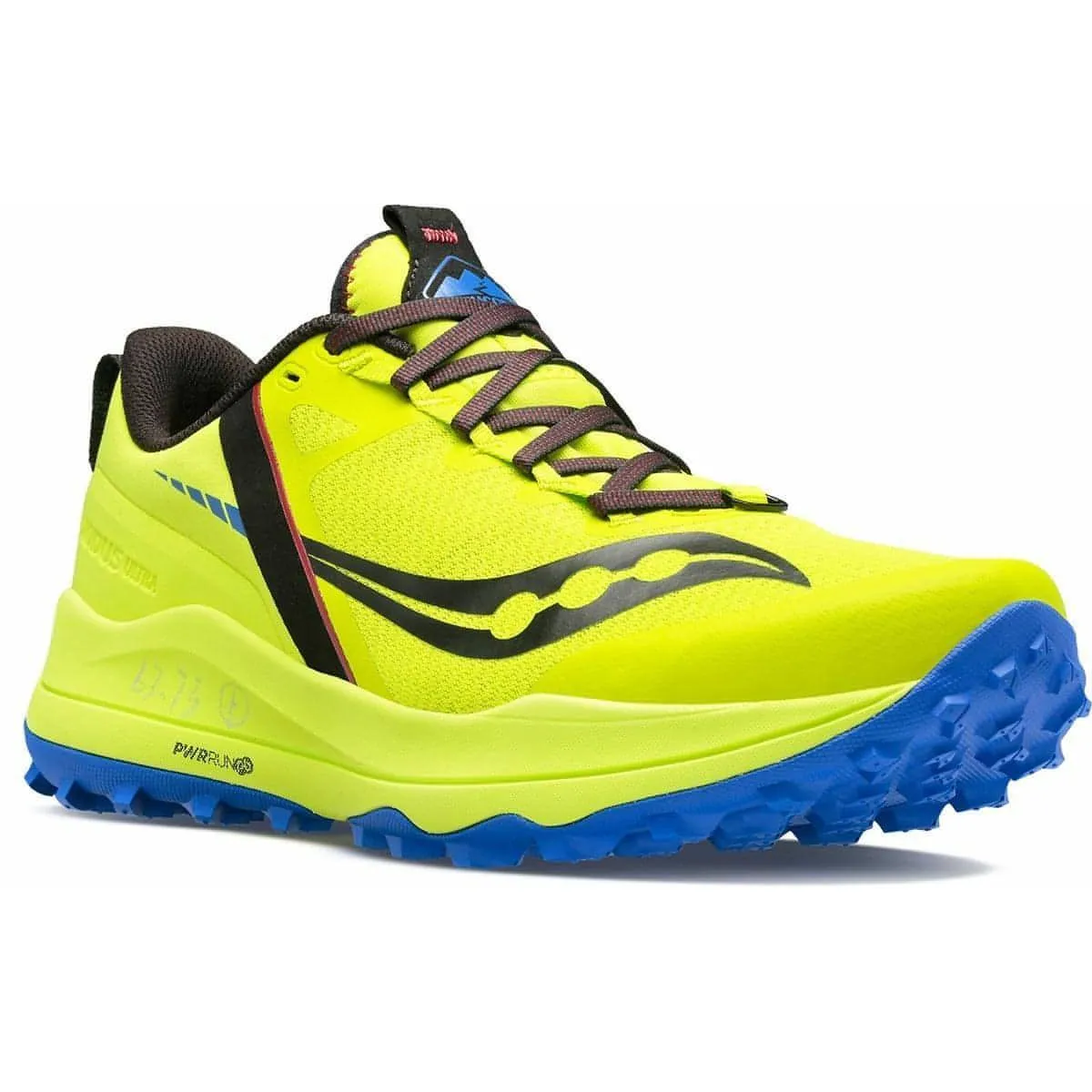 Saucony Xodus Ultra Mens Trail Running Shoes - Yellow Smooth Insole Midfoot lockdown maintains lateral control