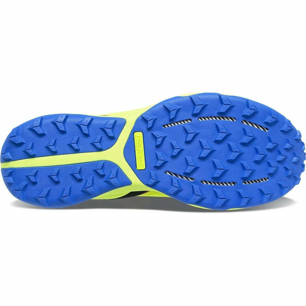 Footframe stability helps align joint movement Saucony Xodus Ultra Mens Trail Running Shoes - Yellow