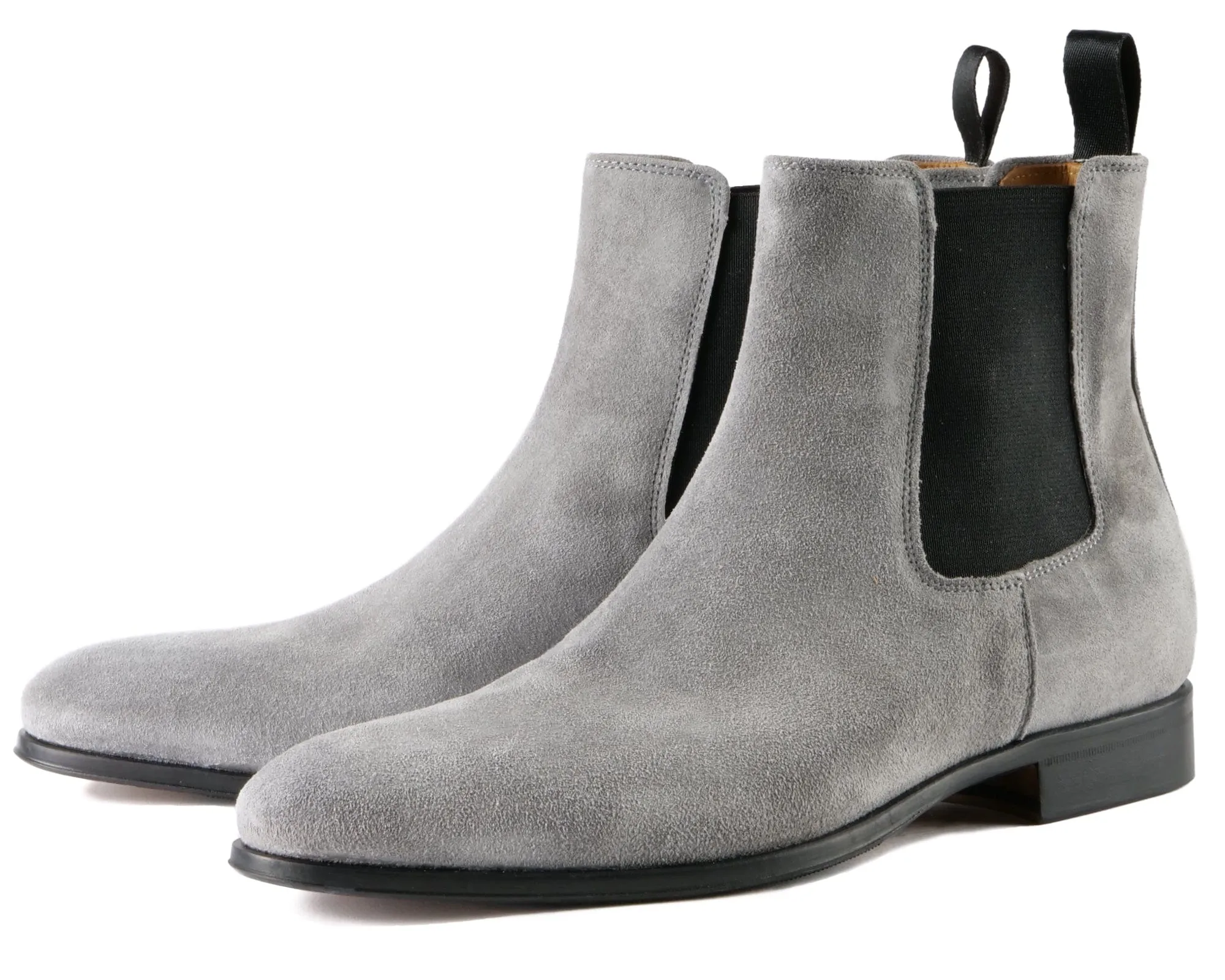 Eastwood Chelsea Boot Grey Suede Work Meeting