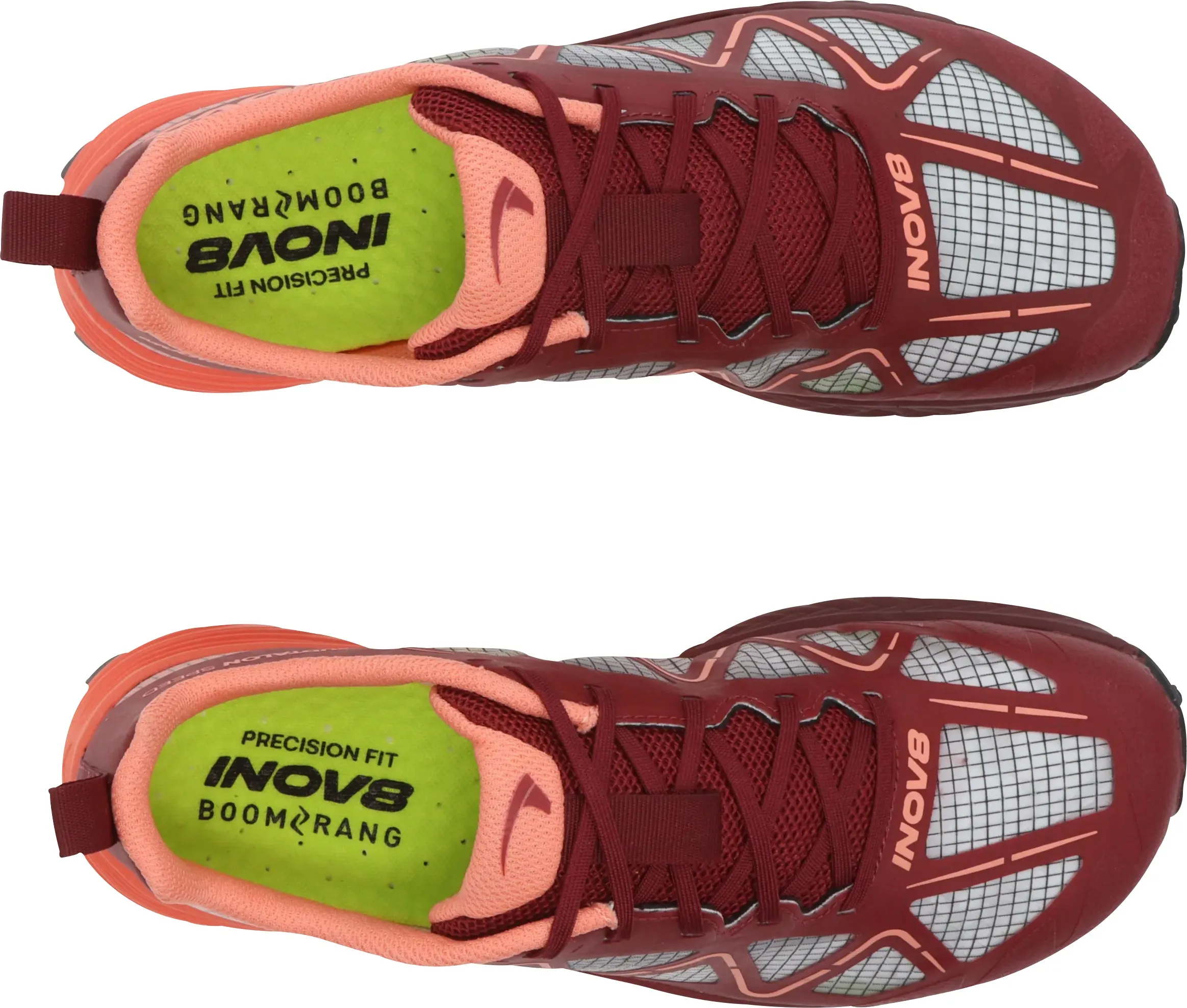 Inov8 MudTalon Speed Womens Trail Running Shoes - Red Arch construction aids in reducing strain during lifting
