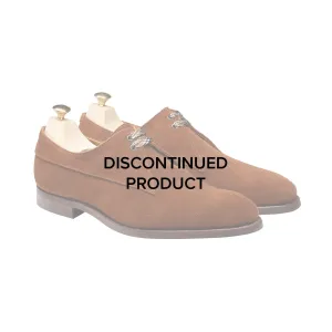 Understated Form Lisa Polo Brown Calf Suede