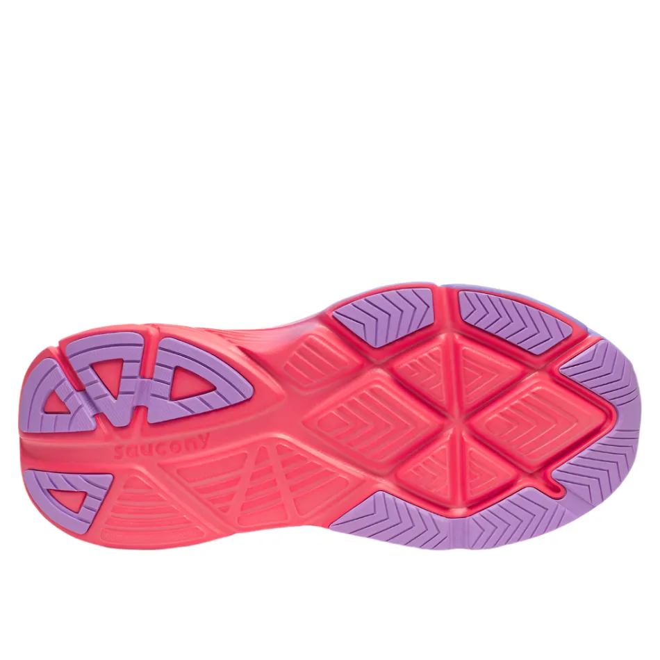 Saucony Women's Guide 18 Running Shoes in White/Crocus - Online Exclusive non - branded shoes