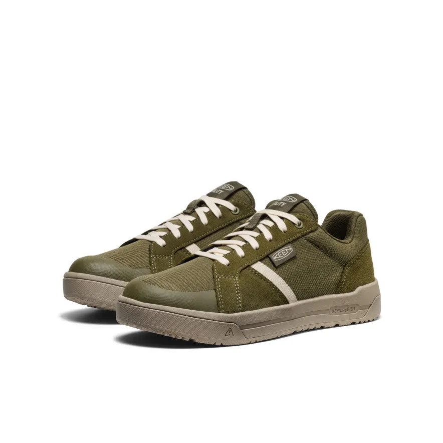 Suede Soft Busy Path Men's Kenton Work Shoe (Soft Toe)  |  Winter Moss/Birch