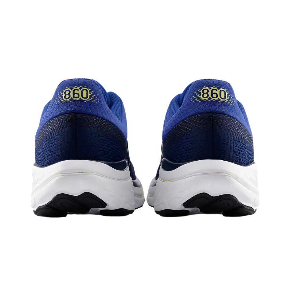 New Balance Men's 860 V14 2E Wide Fitting Running Shoes in Galaxy Blue/NB Navy/Winter Grass Flexibility