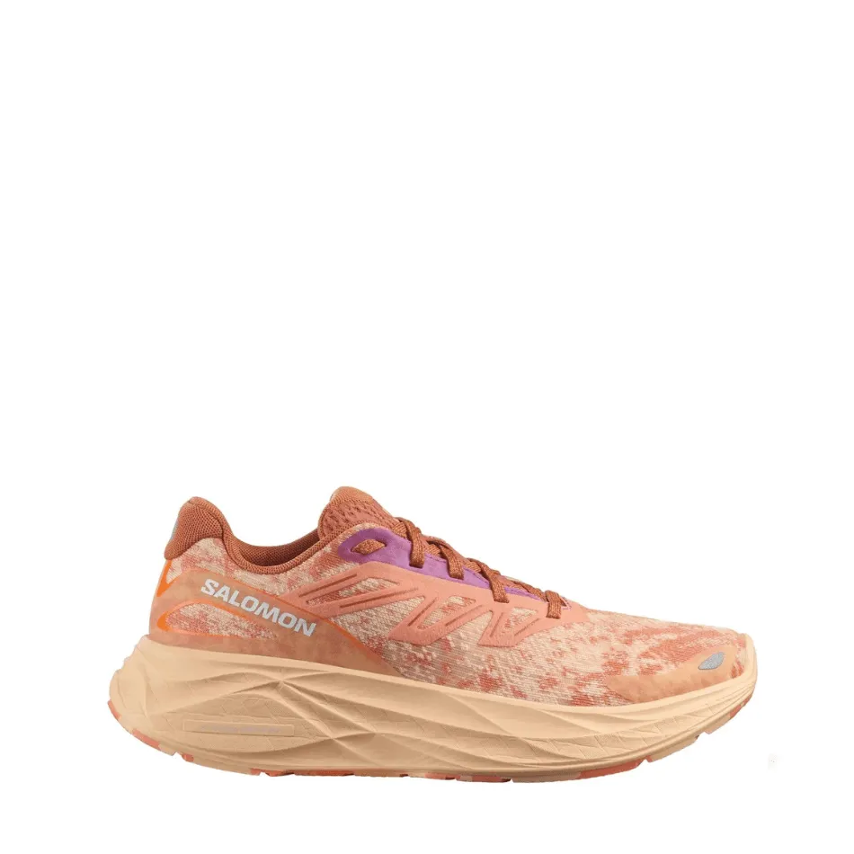 Female - runner Trail Ready Salomon Women's Aero Glide 2 Running Shoes in Spice Route/Peach Quartz/Fresh Salmon