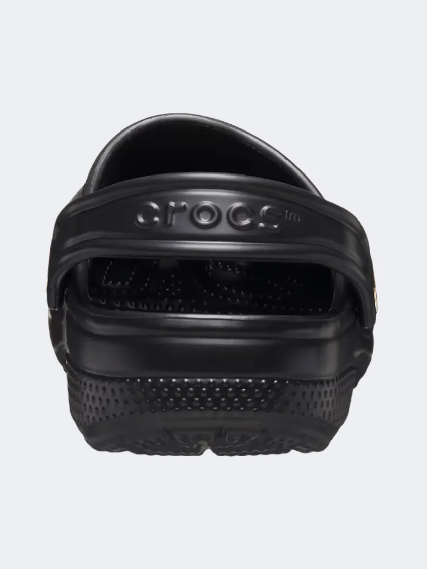 Star Mood Calm Tone Crocs Classic Jewel Clog Kids Lifestyle Slippers Black