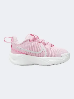 Nike Star Runner 4 Infant-Girls Running Espadrilles Pink/White Street Edge Swift Path