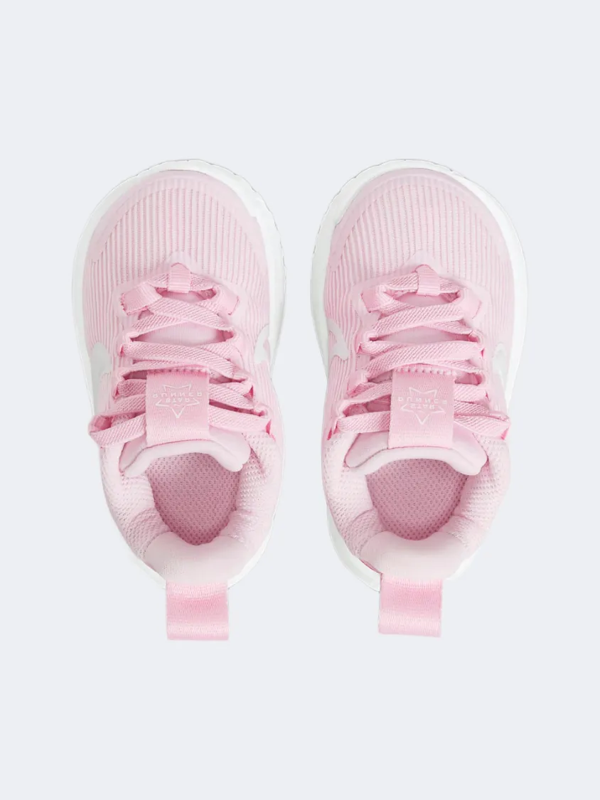Rapid Motion Cold Safe Nike Star Runner 4 Infant-Girls Running Espadrilles Pink/White