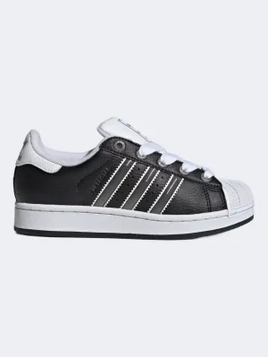 Adidas Superstar Ii Gs Original Shoes Black/Silver/White Fantasy Path Street Edge