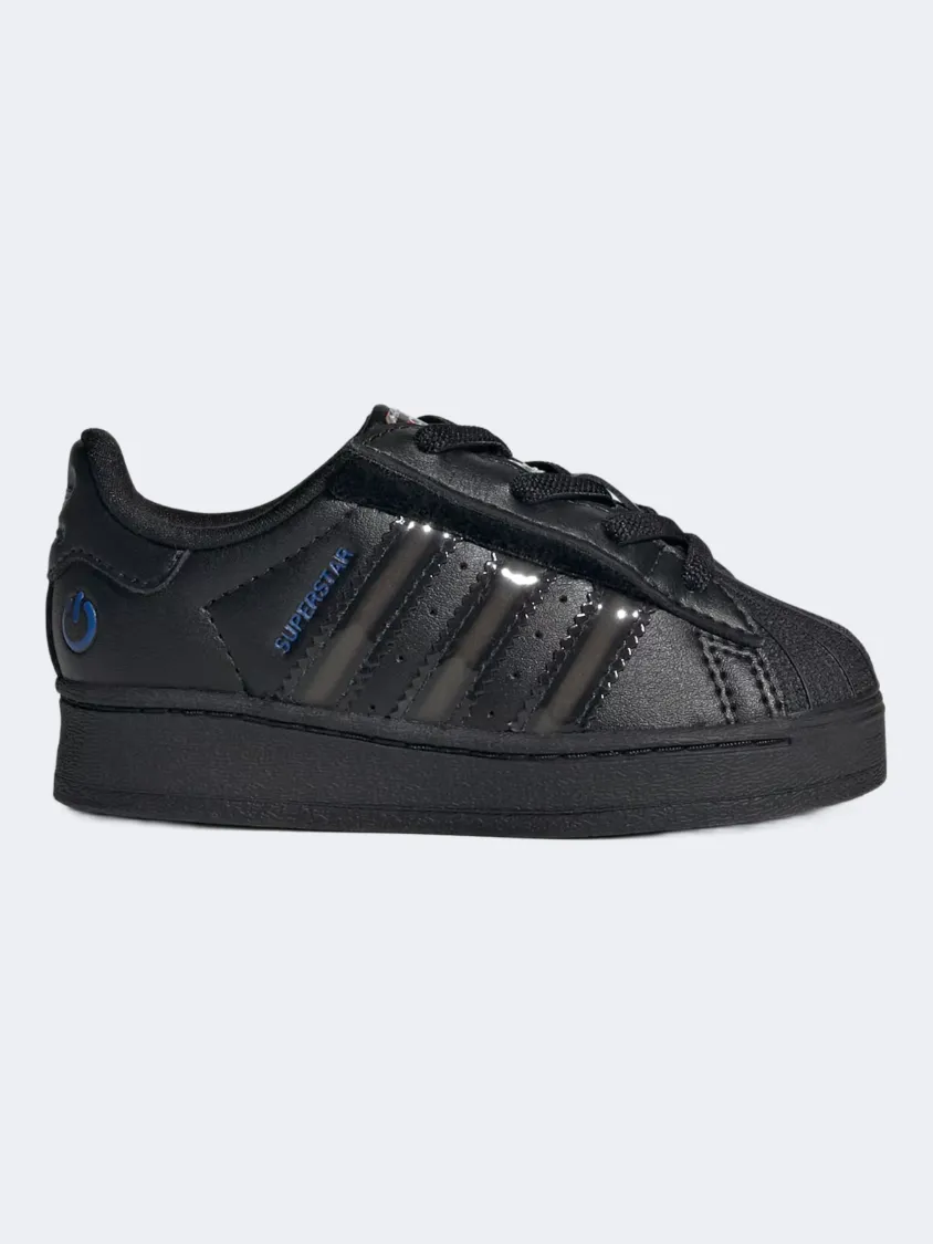 Mesh Cool Running Adidas Superstar Led Lights Infant-Boys Original Shoes Core Black/Violet