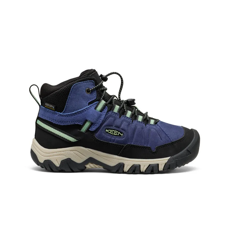 Big Kids' Targhee IV Waterproof Hiking Boot  |  Skipper Blue/Hemlock High Density