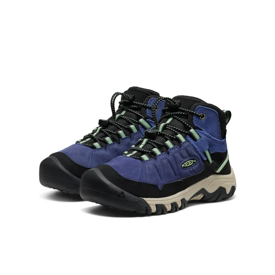 Big Kids' Targhee IV Waterproof Hiking Boot  |  Skipper Blue/Hemlock Daily Session