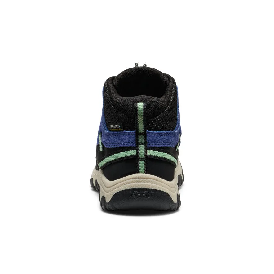 Big Kids' Targhee IV Waterproof Hiking Boot  |  Skipper Blue/Hemlock Bright Gold