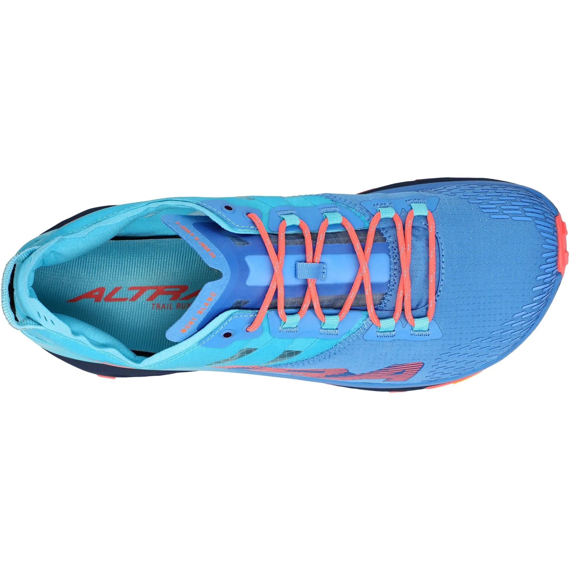Stylish Design Quick Movement Altra Mont Blanc Mens Trail Running Shoes - Blue