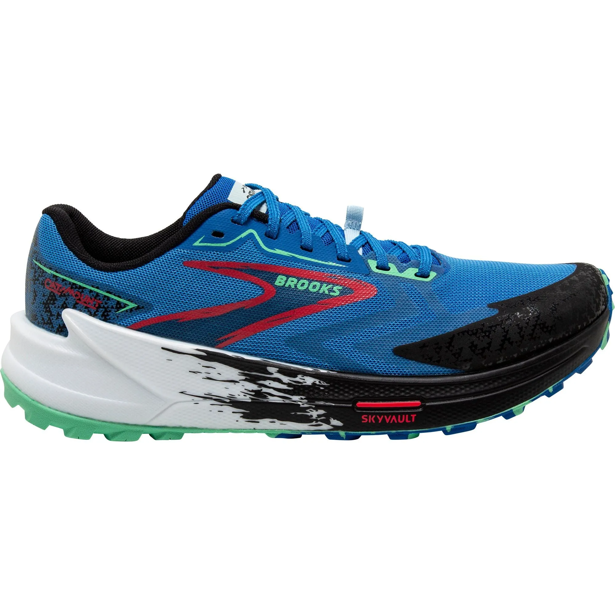 Brooks Catamount 3 Mens Trail Running Shoes - Blue All Fit Light Gear