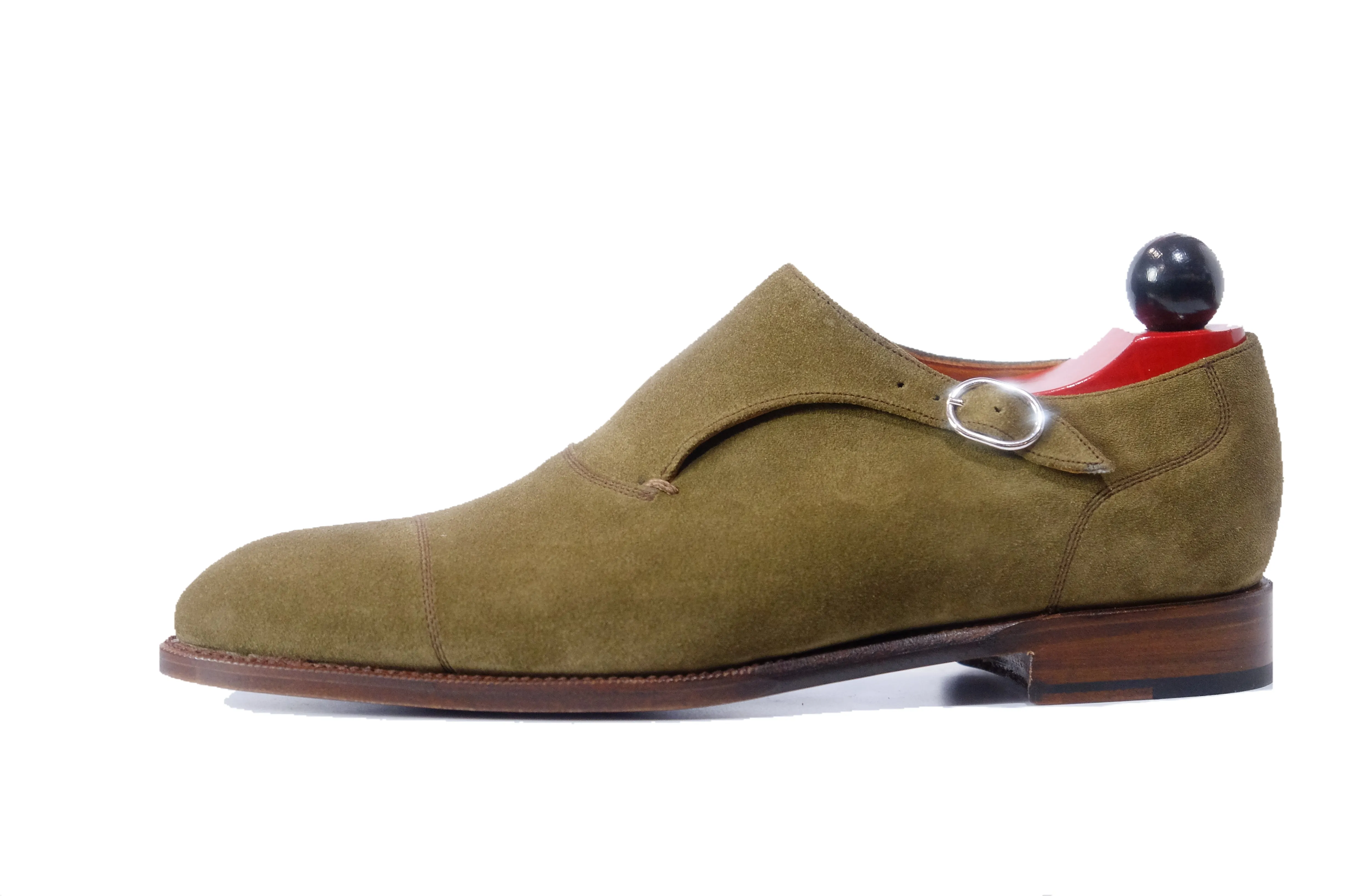 Smooth Surface Fauntleroy - MTO - Olive Suede